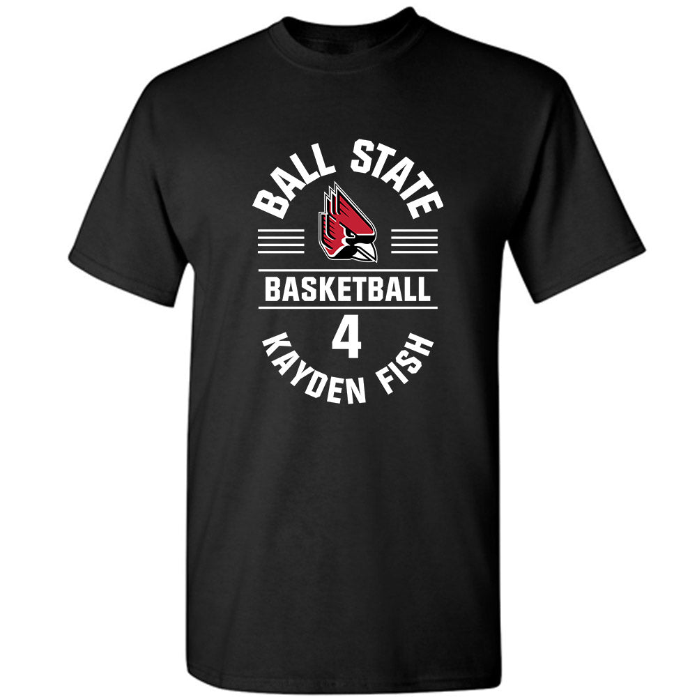Ball State - NCAA Men's Basketball : Kayden Fish - Classic Fashion Shersey T-Shirt-0