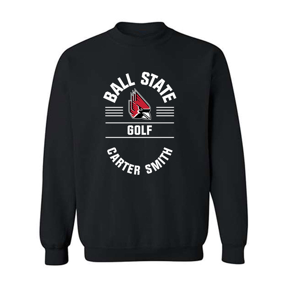 Ball State - NCAA Men's Golf : Carter Smith - Classic Fashion Shersey Crewneck Sweatshirt-0