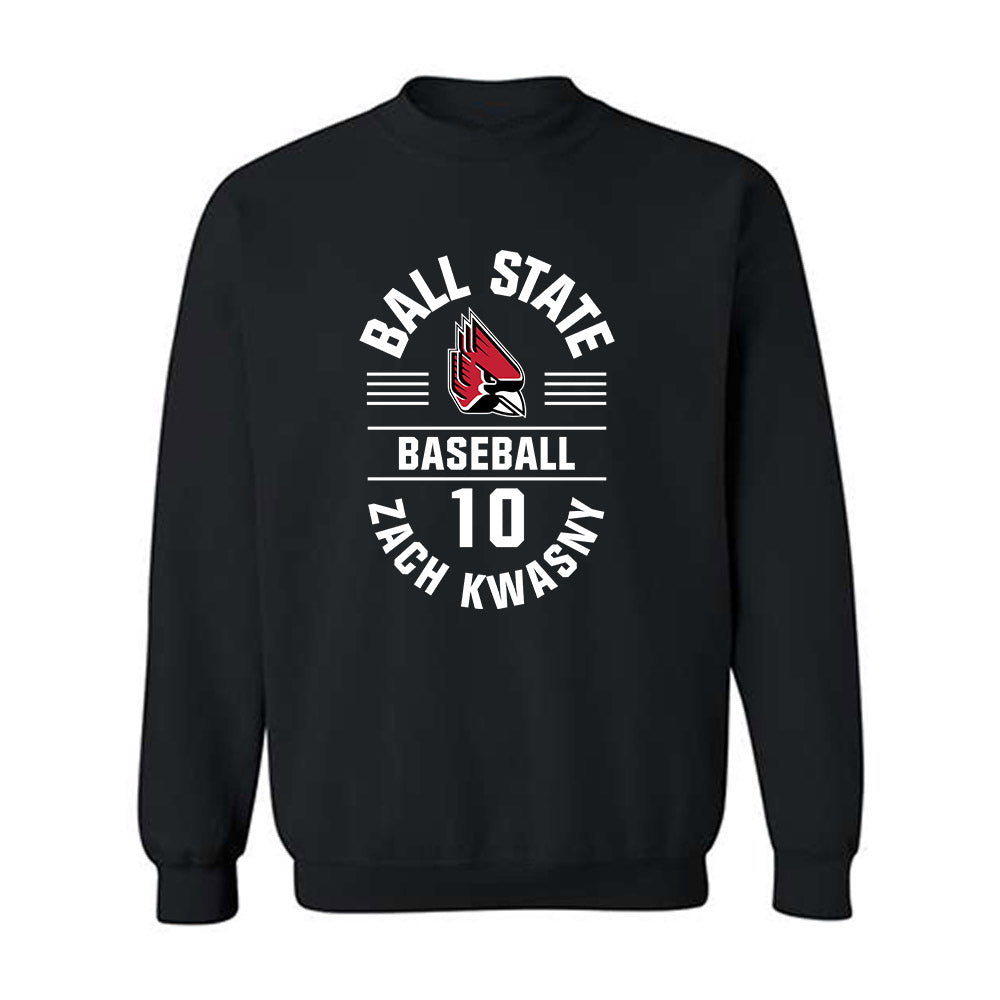 Ball State - NCAA Baseball : Zach Kwasny - Classic Fashion Shersey Crewneck Sweatshirt-0