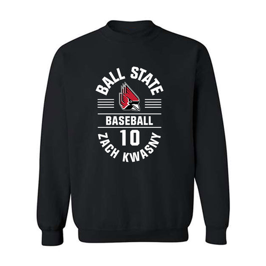 Ball State - NCAA Baseball : Zach Kwasny - Classic Fashion Shersey Crewneck Sweatshirt-0