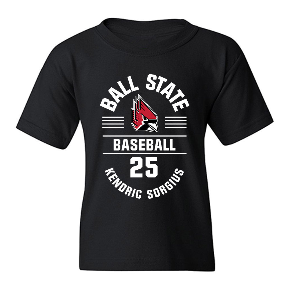 Ball State - NCAA Baseball : Kendric Sorgius - Classic Fashion Shersey Youth T-Shirt-0