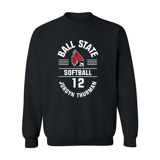 Ball State - NCAA Softball : Jordyn Thurman - Classic Fashion Shersey Crewneck Sweatshirt-0