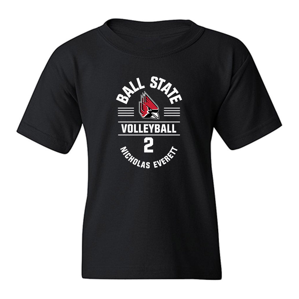 Ball State - NCAA Men's Volleyball : Nicholas Everett - Classic Fashion Shersey Youth T-Shirt-0
