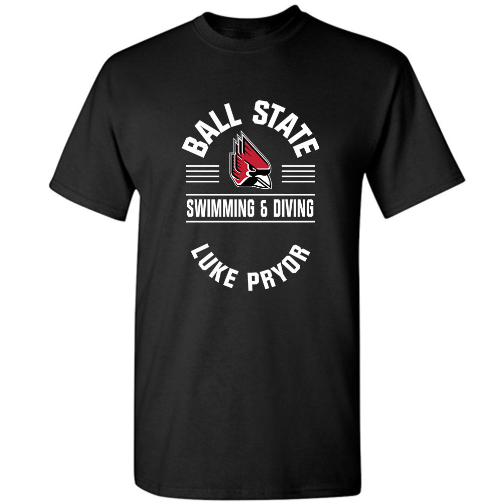 Ball State - NCAA Men's Swimming & Diving : Luke Pryor - Classic Fashion Shersey T-Shirt-0