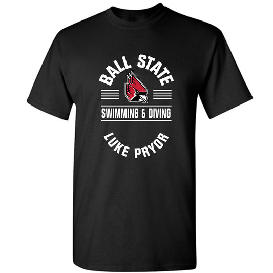 Ball State - NCAA Men's Swimming & Diving : Luke Pryor - Classic Fashion Shersey T-Shirt-0