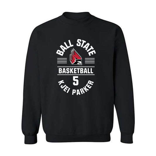 Ball State - NCAA Men's Basketball : Kjei Parker - Classic Fashion Shersey Crewneck Sweatshirt-0