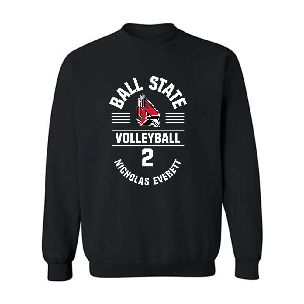 Ball State - NCAA Men's Volleyball : Nicholas Everett - Classic Fashion Shersey Crewneck Sweatshirt-0