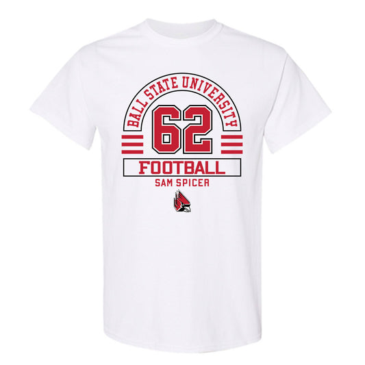 Ball State - NCAA Football : Sam Spicer - Classic Fashion Shersey T-Shirt-0