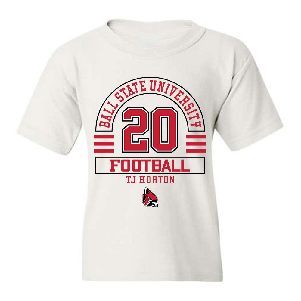 Ball State - NCAA Football : TJ Horton - Classic Fashion Shersey Youth T-Shirt