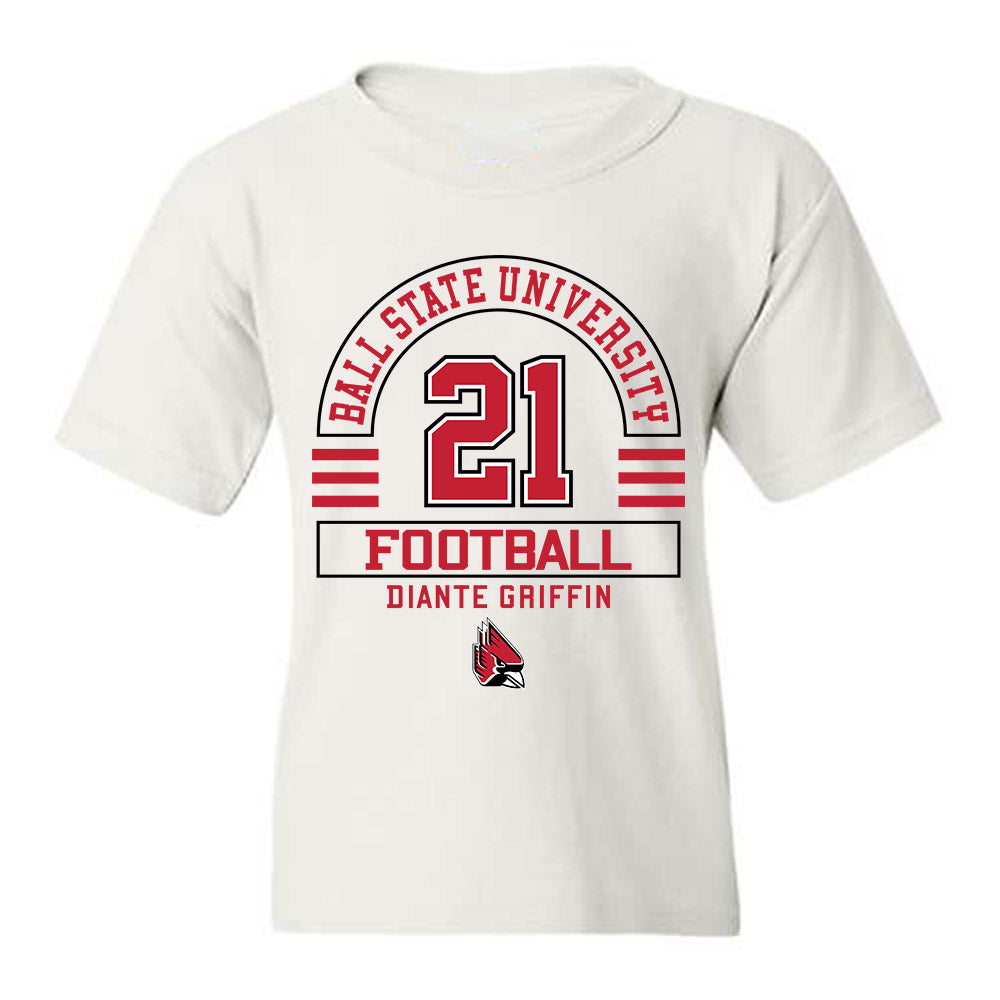 Ball State - NCAA Football : Diante Griffin - Classic Fashion Shersey Youth T-Shirt-0