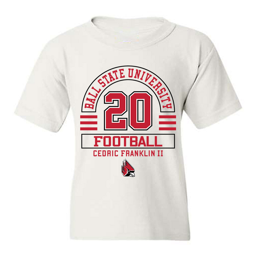 Ball State - NCAA Football : Cedric Franklin II - Classic Fashion Shersey Youth T-Shirt-0