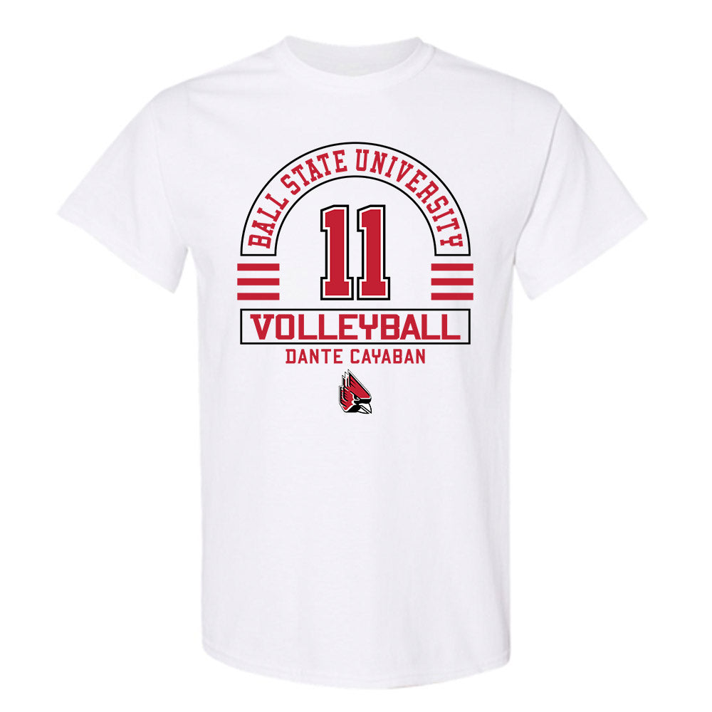 Ball State - NCAA Men's Volleyball : Dante Cayaban - Classic Fashion Shersey T-Shirt-0