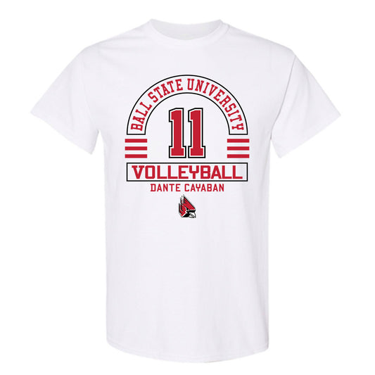 Ball State - NCAA Men's Volleyball : Dante Cayaban - Classic Fashion Shersey T-Shirt-0