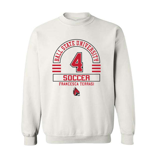 Ball State - NCAA Women's Soccer : Francesca Terrasi - Classic Fashion Shersey Crewneck Sweatshirt-0