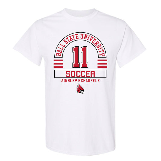 Ball State - NCAA Women's Soccer : Ainsley Schaufele - Classic Fashion Shersey T-Shirt-0