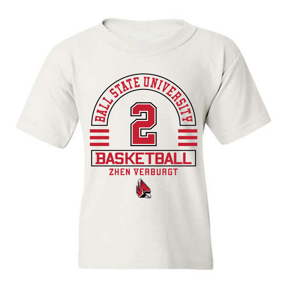 Ball State - NCAA Women's Basketball : Zhen Verburgt - Classic Fashion Shersey Youth T-Shirt-0