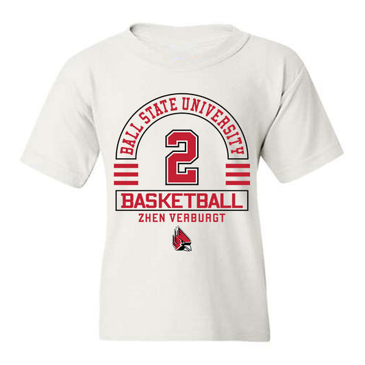 Ball State - NCAA Women's Basketball : Zhen Verburgt - Classic Fashion Shersey Youth T-Shirt-0