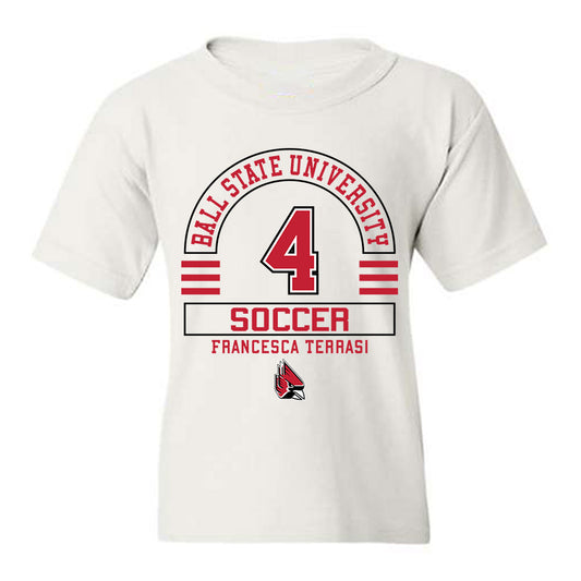 Ball State - NCAA Women's Soccer : Francesca Terrasi - Classic Fashion Shersey Youth T-Shirt-0