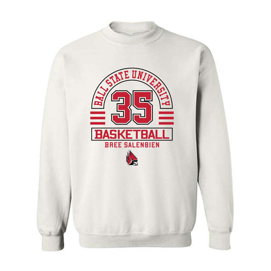 Ball State - NCAA Women's Basketball : Bree Salenbien - Classic Fashion Shersey Crewneck Sweatshirt-0