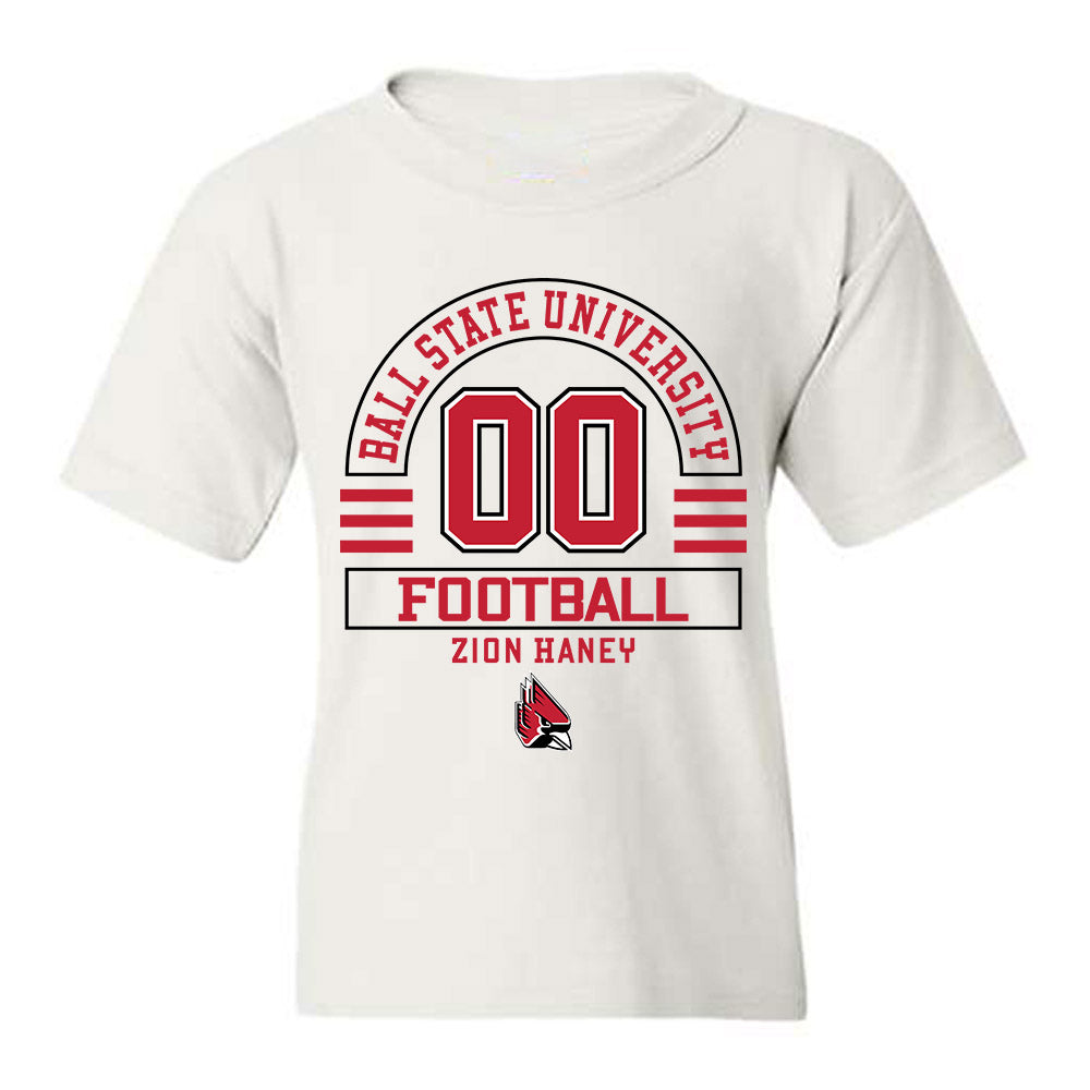 Ball State - NCAA Football : Zion Haney - Classic Fashion Shersey Youth T-Shirt-0