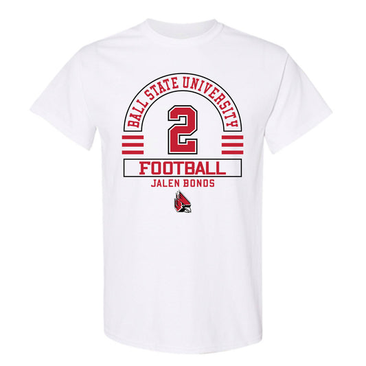 Ball State - NCAA Football : Jalen Bonds - Classic Fashion Shersey T-Shirt-0