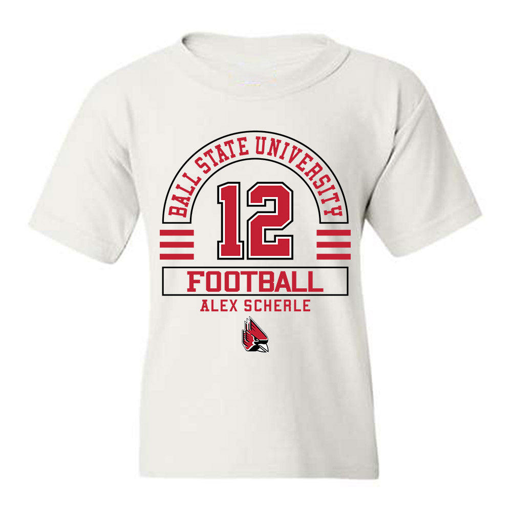 Ball State - NCAA Football : Alex Scherle - Classic Fashion Shersey Youth T-Shirt-0