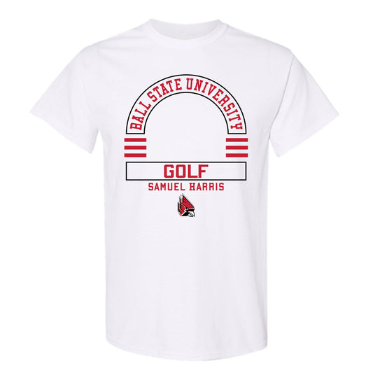 Ball State - NCAA Men's Golf : Samuel Harris - Classic Fashion Shersey T-Shirt-0