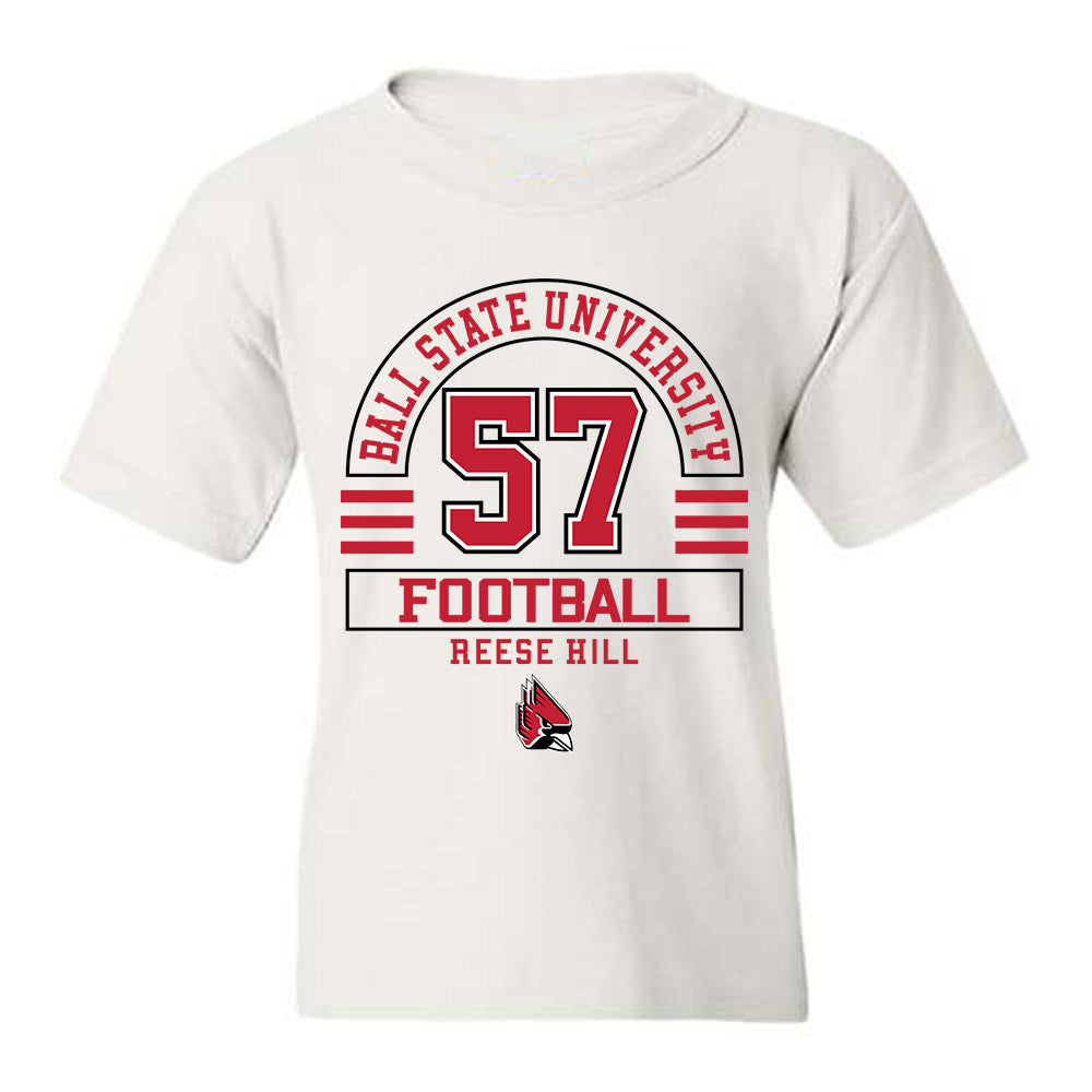 Ball State - NCAA Football : Reese Hill - Classic Fashion Shersey Youth T-Shirt-0