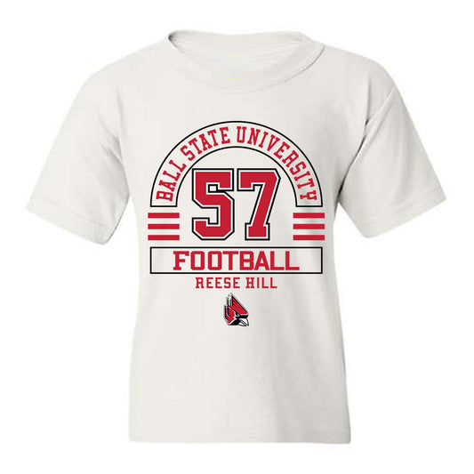 Ball State - NCAA Football : Reese Hill - Classic Fashion Shersey Youth T-Shirt-0