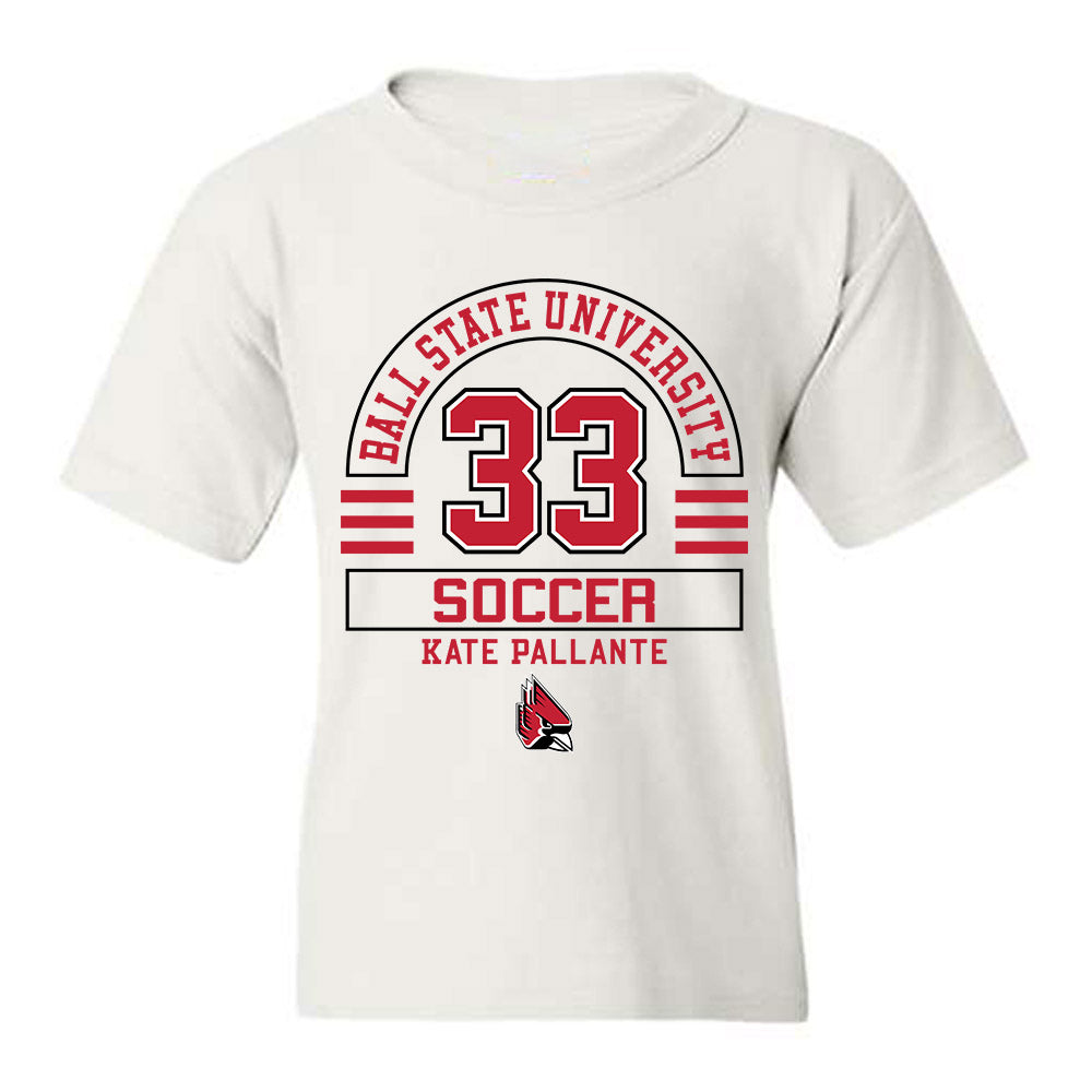 Ball State - NCAA Women's Soccer : Kate Pallante - Classic Fashion Shersey Youth T-Shirt-0