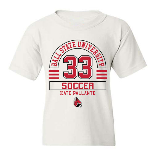 Ball State - NCAA Women's Soccer : Kate Pallante - Classic Fashion Shersey Youth T-Shirt-0