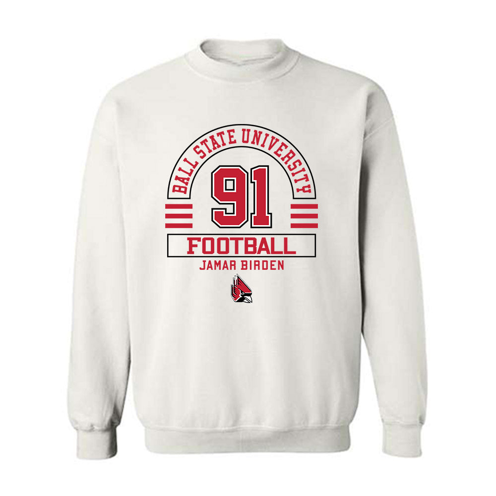 Ball State - NCAA Football : Jamar Birden - Classic Fashion Shersey Crewneck Sweatshirt-0