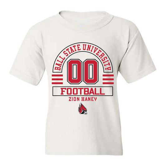 Ball State - NCAA Football : Zion Haney - Classic Fashion Shersey Youth T-Shirt-0