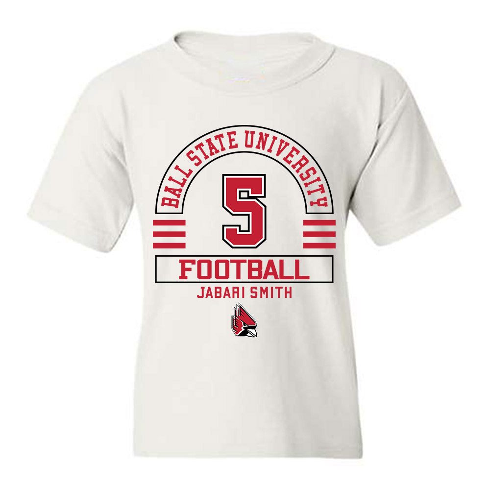 Ball State - NCAA Football : Jabari Smith - Classic Fashion Shersey Youth T-Shirt-0