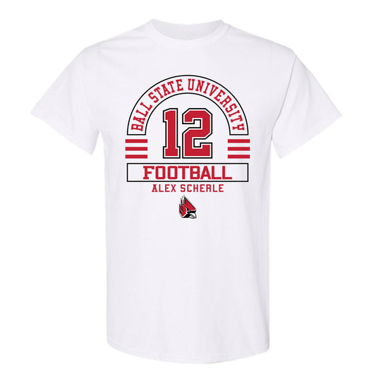 Ball State - NCAA Football : Alex Scherle - Classic Fashion Shersey T-Shirt-0