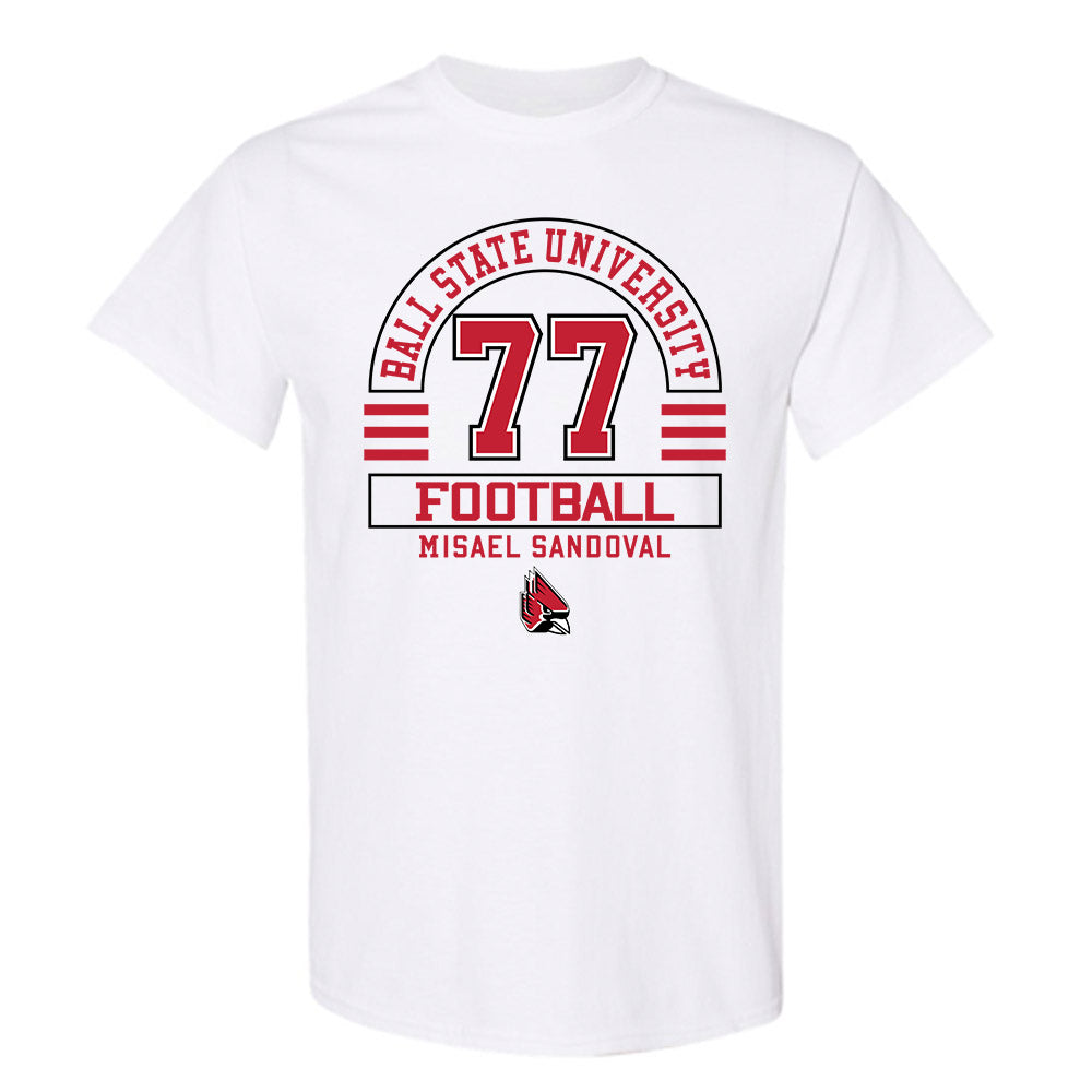 Ball State - NCAA Football : Misael Sandoval - Classic Fashion Shersey T-Shirt-0