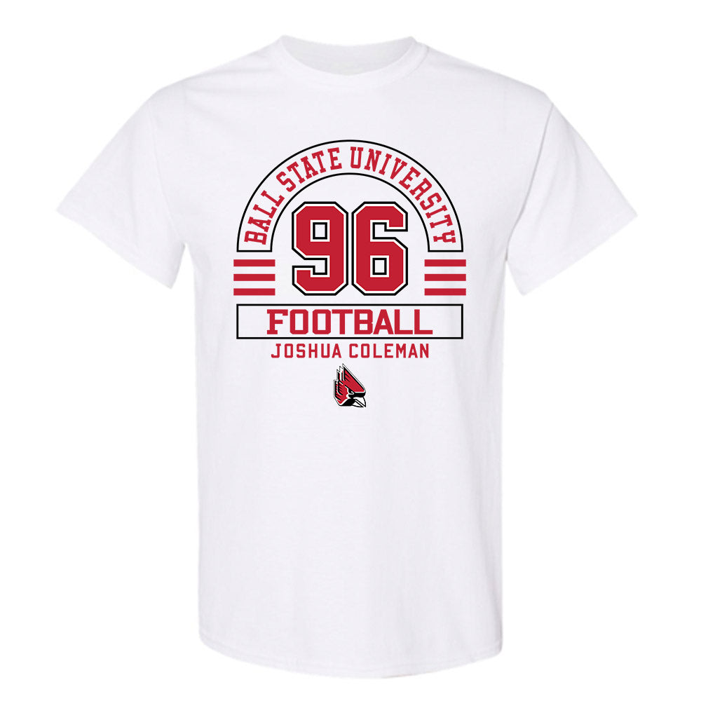 Ball State - NCAA Football : Joshua Coleman - Classic Fashion Shersey T-Shirt-0