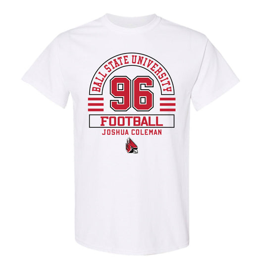 Ball State - NCAA Football : Joshua Coleman - Classic Fashion Shersey T-Shirt-0