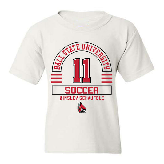 Ball State - NCAA Women's Soccer : Ainsley Schaufele - Classic Fashion Shersey Youth T-Shirt-0