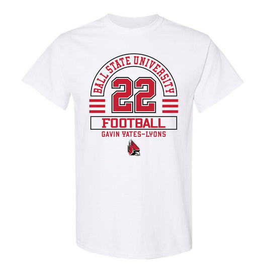 Ball State - NCAA Football : Gavin Yates-Lyons - Classic Fashion Shersey T-Shirt-0
