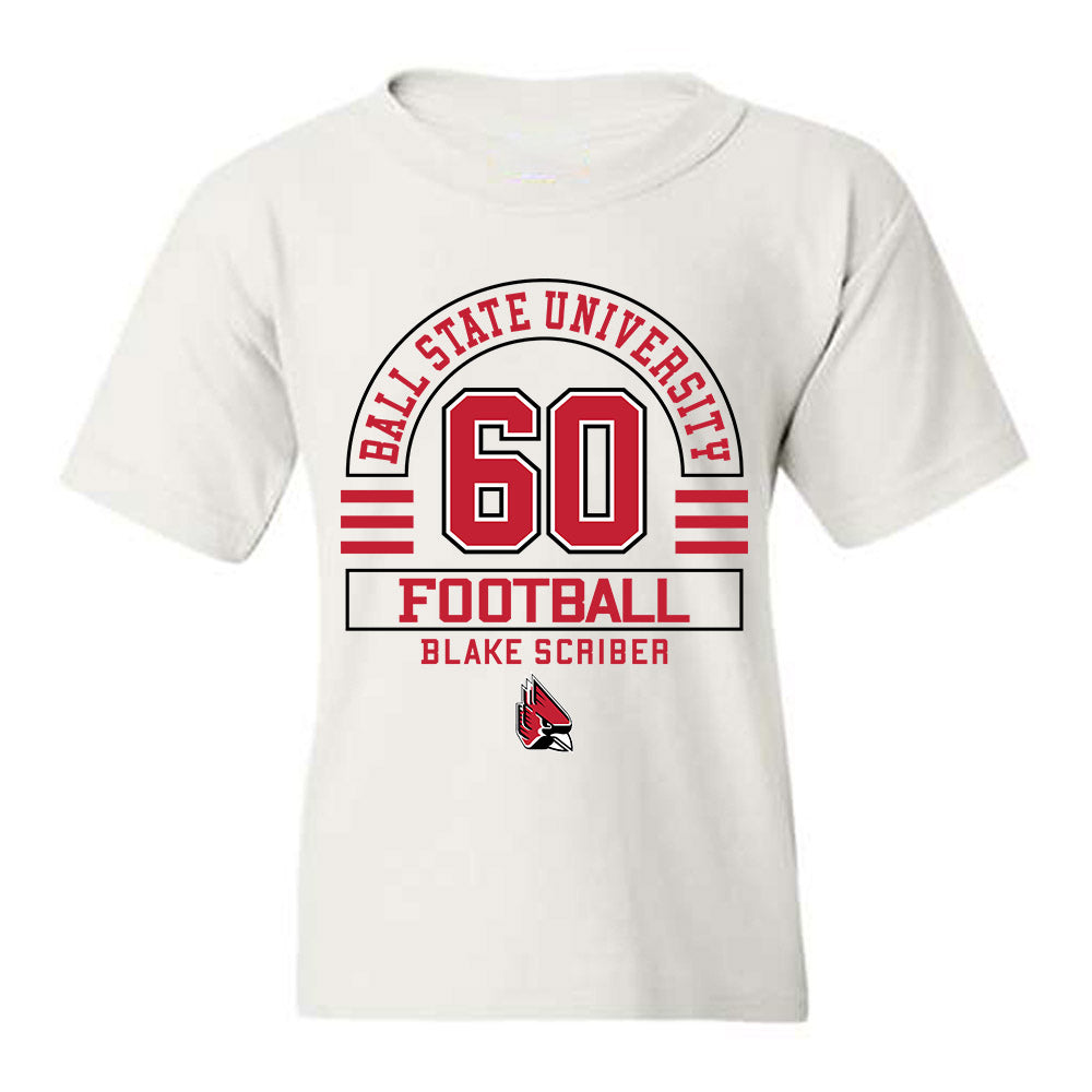Ball State - NCAA Football : Blake Scriber - Classic Fashion Shersey Youth T-Shirt-0