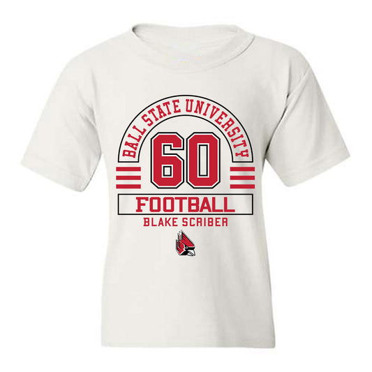Ball State - NCAA Football : Blake Scriber - Classic Fashion Shersey Youth T-Shirt-0