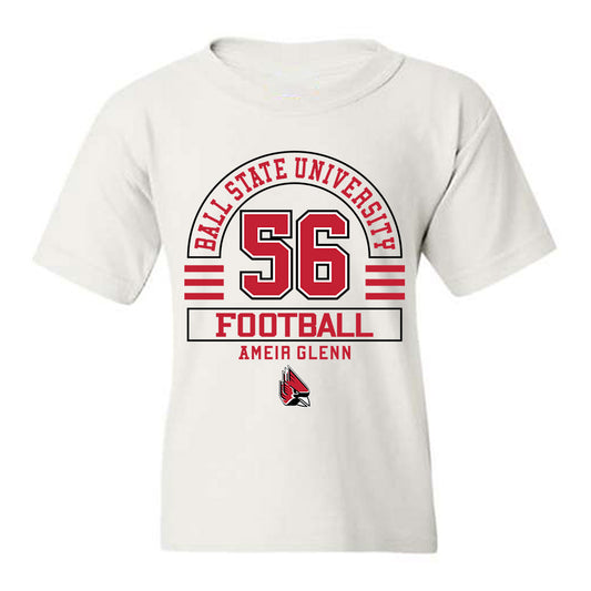 Ball State - NCAA Football : Ameir Glenn - Classic Fashion Shersey Youth T-Shirt-0