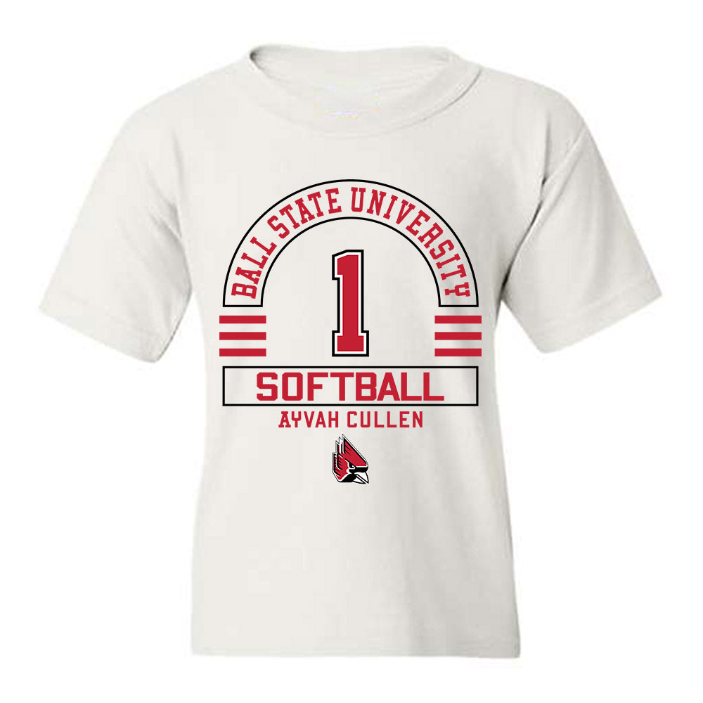 Ball State - NCAA Softball : Ayvah Cullen - Classic Fashion Shersey Youth T-Shirt-0