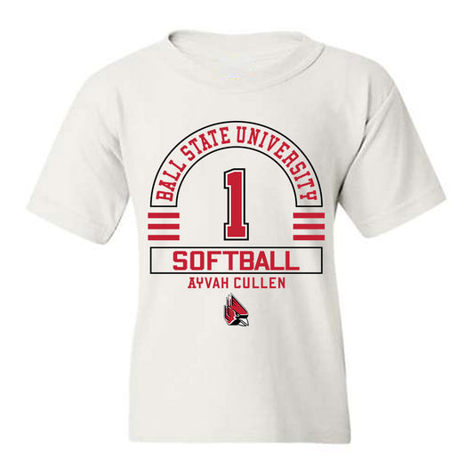 Ball State - NCAA Softball : Ayvah Cullen - Classic Fashion Shersey Youth T-Shirt-0