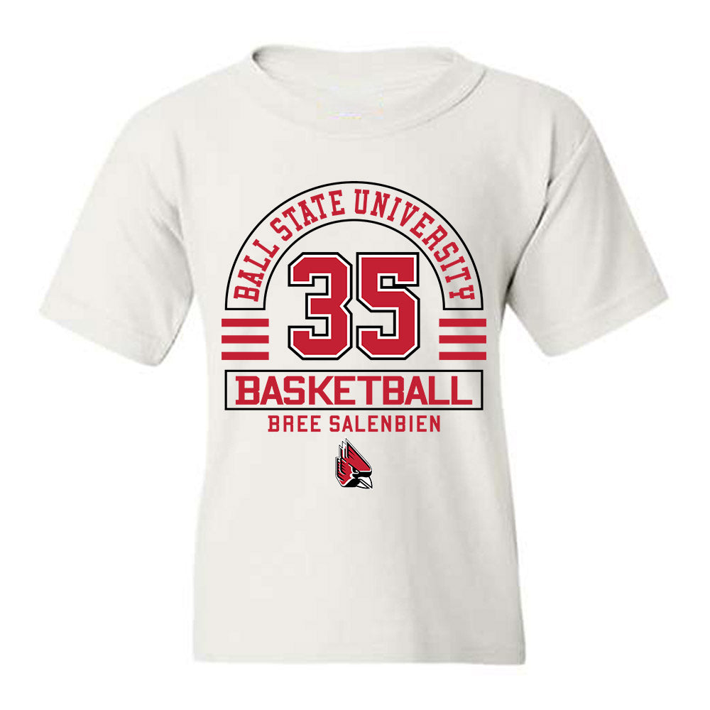 Ball State - NCAA Women's Basketball : Bree Salenbien - Classic Fashion Shersey Youth T-Shirt-0