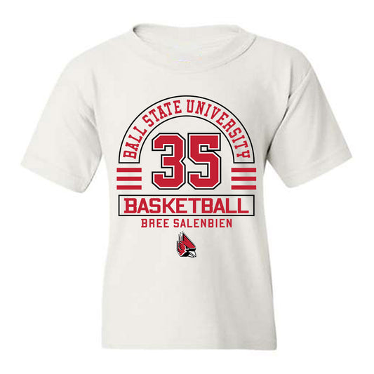 Ball State - NCAA Women's Basketball : Bree Salenbien - Classic Fashion Shersey Youth T-Shirt-0