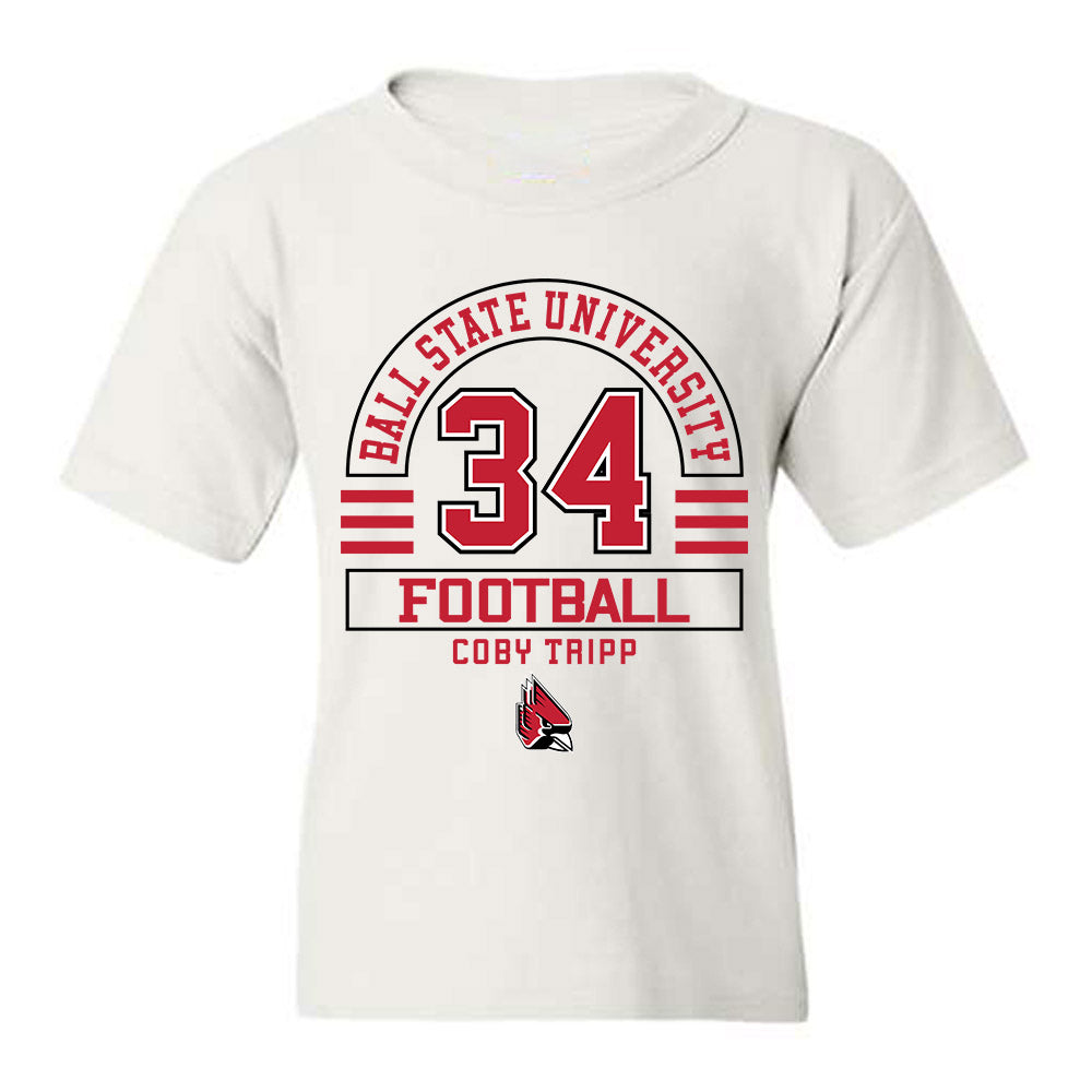 Ball State - NCAA Football : Coby Tripp - Classic Fashion Shersey Youth T-Shirt-0