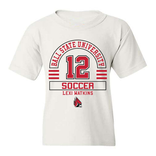 Ball State - NCAA Women's Soccer : Lexi Watkins - Classic Fashion Shersey Youth T-Shirt-0