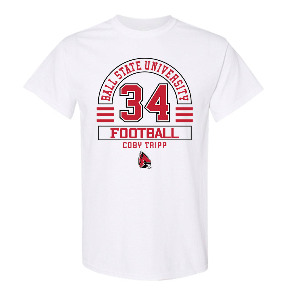 Ball State - NCAA Football : Coby Tripp - Classic Fashion Shersey T-Shirt-0